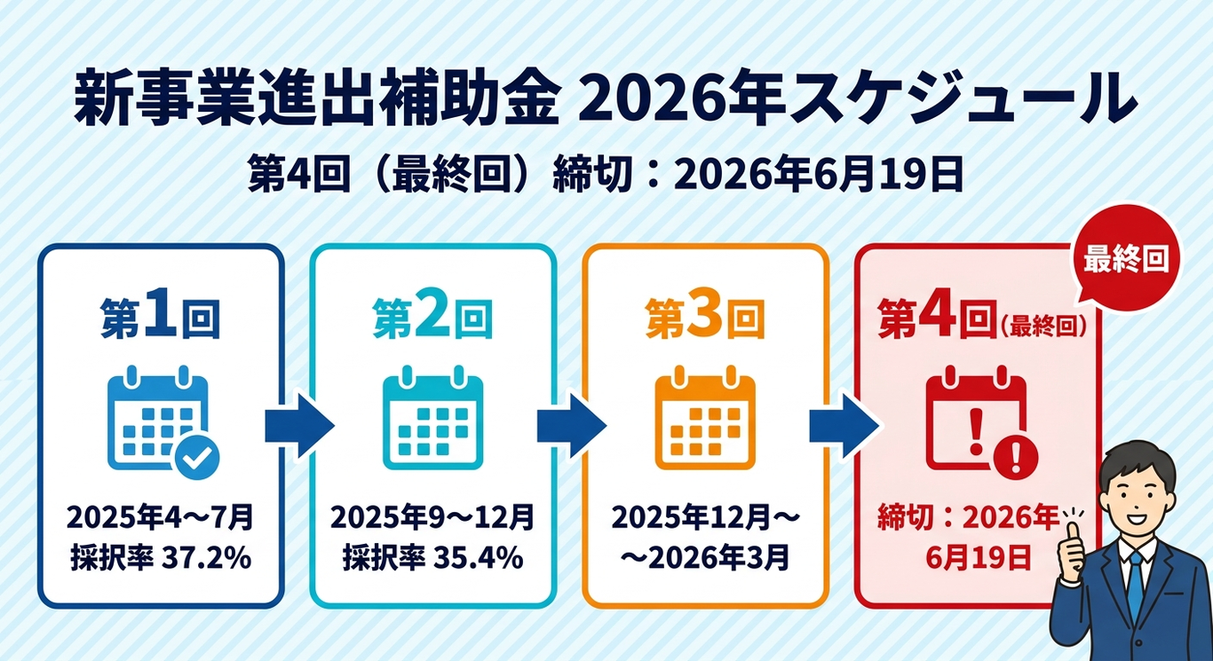 新事業進出補助金の制度概要と2026年第4回の位置づけ